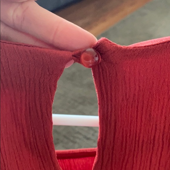 As U Wish clay red lined dress - Picture 5 of 5